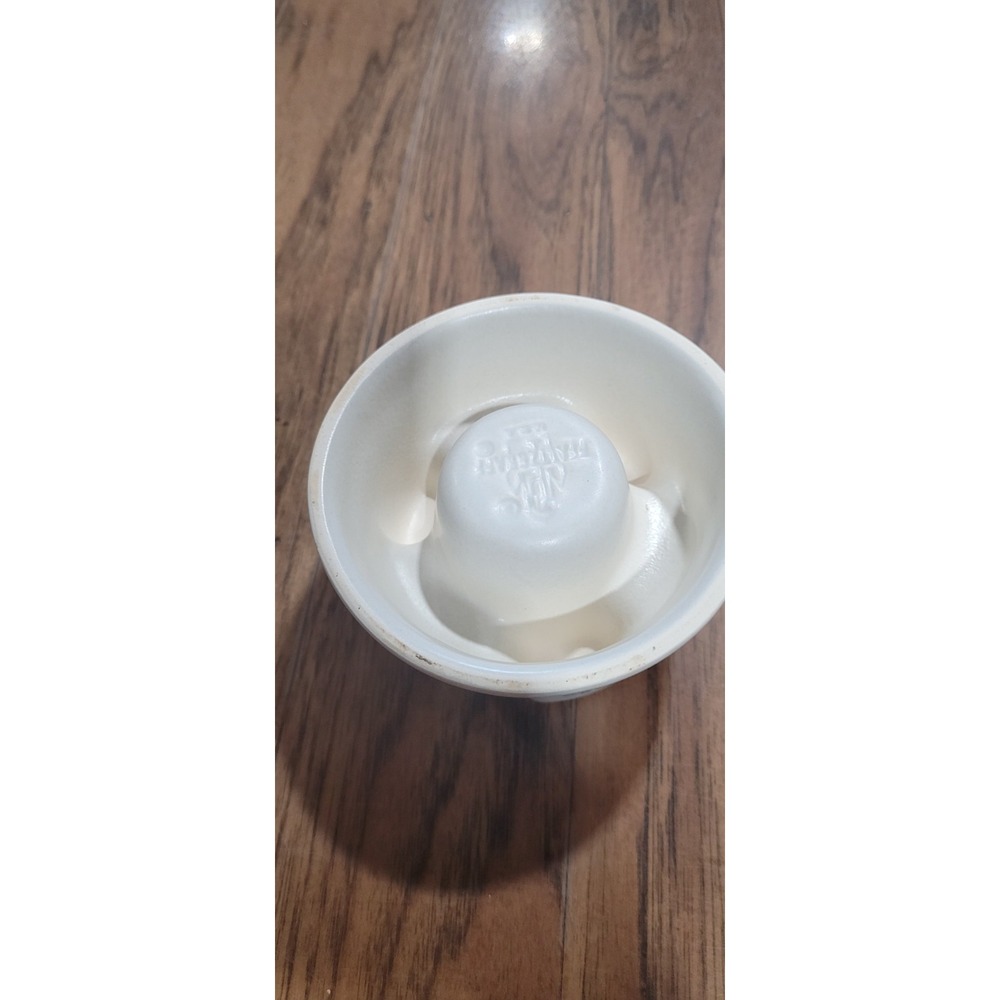 Vintage Pfaltzgraff Yorktown Butter Warmer Base Smooth With Blue Floral Design - Picture 3 of 6